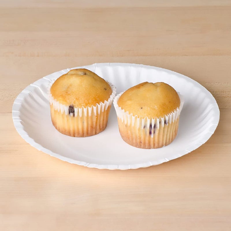 Perfect Stix Paper Plate 6" Paper Plates White, Pack of 300 (Packaging May Vary) - Image 2